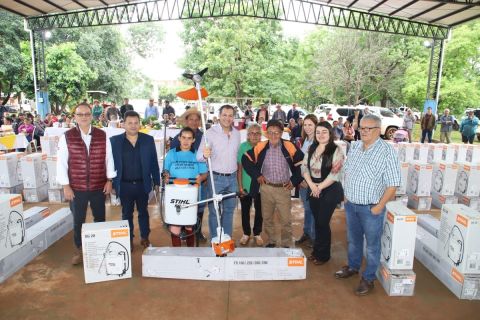 Productores de Minga Guazú fueron beneficiados con aportes del MAG