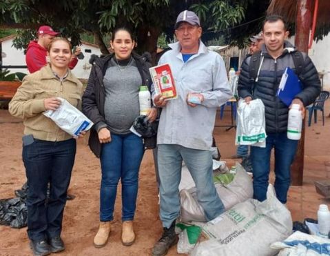 MAG entrega insumos a productores de Cordillera