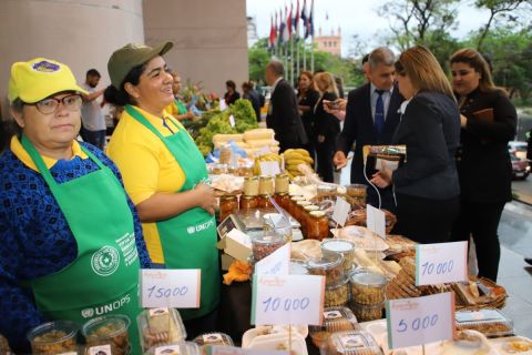 Exitosa primera edición de la Feria de la Agricultura Familiar en la explanada del Congreso Nacional