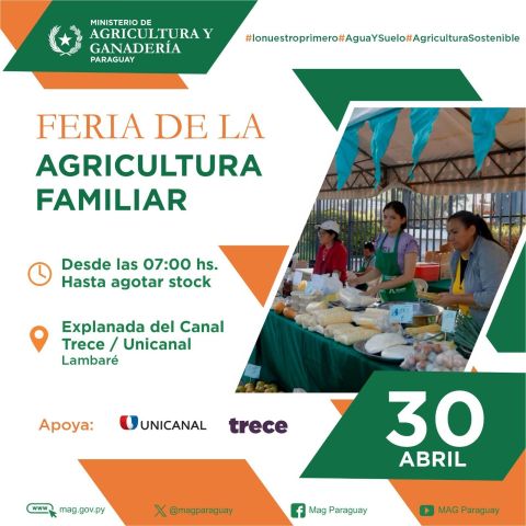 Imperdible Feria de la Agricultura Familiar