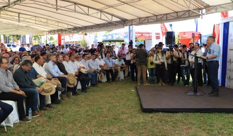 Presencia del Presidente de la República, y el titular del MAG en la inauguración de la Expo Agrodinámica 2022