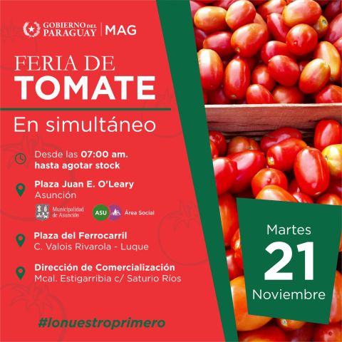 Directo de la finca al consumidor: Tomates a buen precio