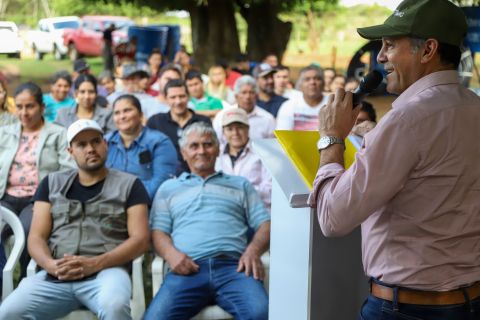 El MAG fortalece la agricultura familiar con entrega de motocultor e insumos en Caraguatay
