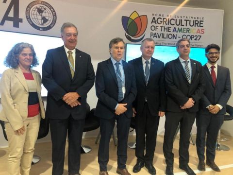 Ministro Bertoni destaca las fortalezas de la agro-ganadería sostenible a nivel nacional en la COP27